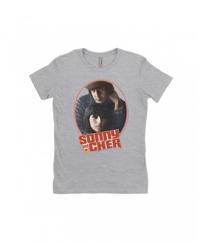 Sonny & Cher Ladies' Boyfriend T-Shirt | Retro Design Shirt $8.24 Shirts