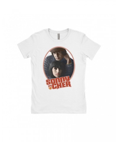 Sonny & Cher Ladies' Boyfriend T-Shirt | Retro Design Shirt $8.24 Shirts