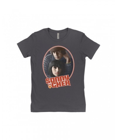 Sonny & Cher Ladies' Boyfriend T-Shirt | Retro Design Shirt $8.24 Shirts